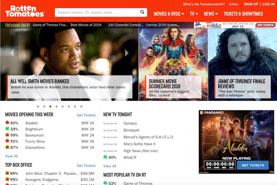 Movie Review Website